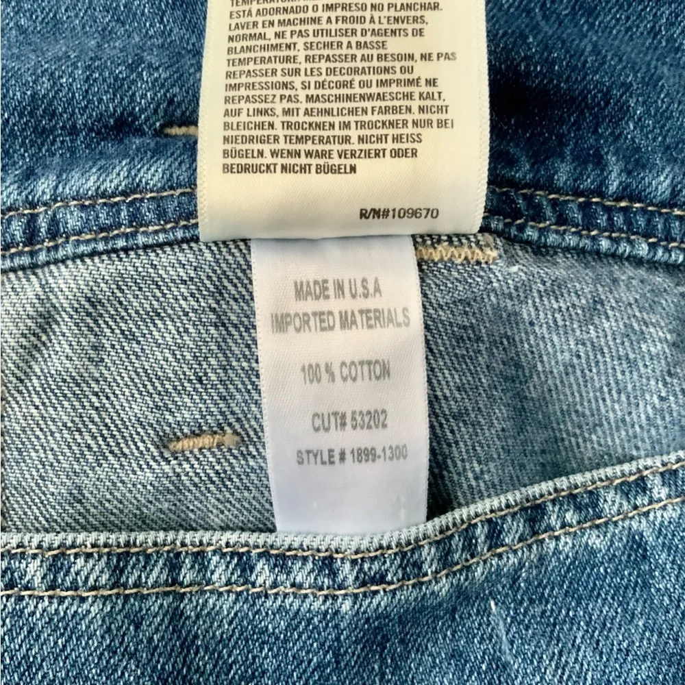 CITIZENS OF HUMANITY Noelle Belted Cargo Jeans High Waist Crop Blue Size 27 - Picture 14 of 16